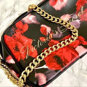 VICTORIA SECRET Crossbody Bag Purse Roses